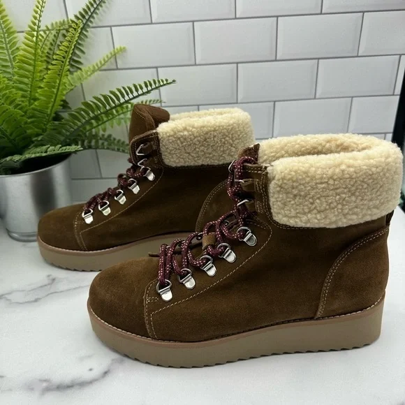 Nwt Sam Edelman Franc Hiking Boot Size 8 - Picture 5 of 6